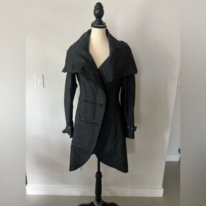 Mackage Malka Double Breasted Black Trench Coat